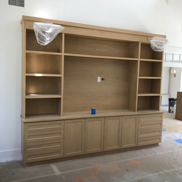 White Oak Wall Unit