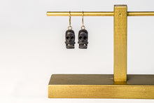 Load image into Gallery viewer, Ebony Skull Earring
